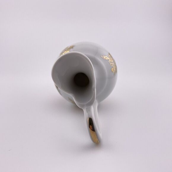 Limoges porcelain ewer,  small pitcher or vase Courting Couple - Picture 10 of 10